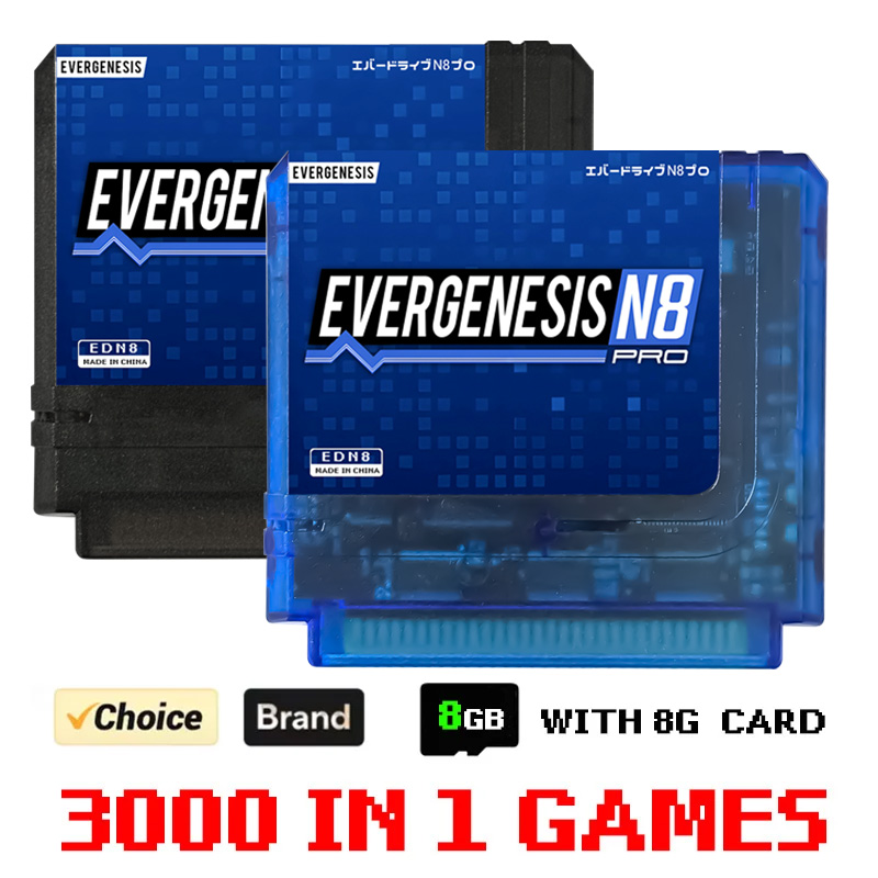 Retro Gaming Nostalgia - 3000 في 1 بطاقة الألعاب ED