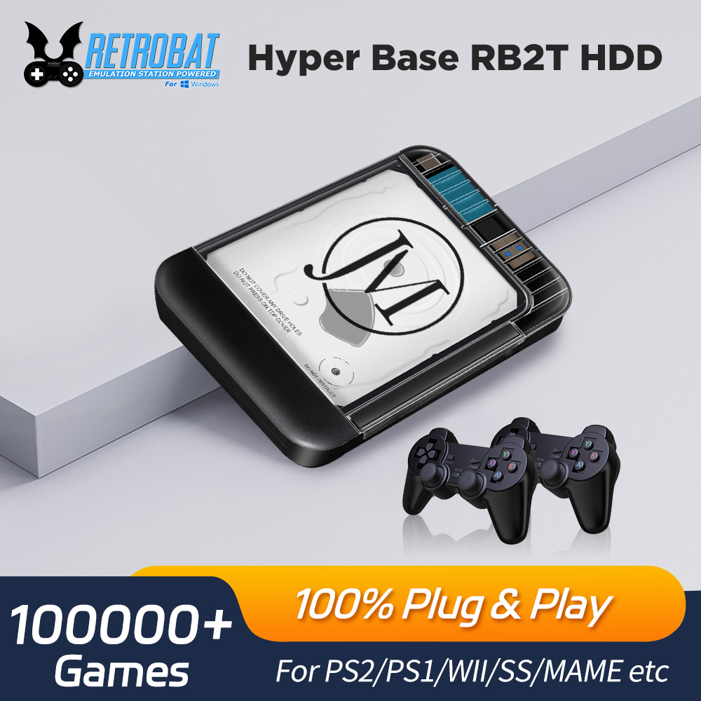 Retro Gaming Hdd - لعبة Retrobat 2T الخارجية المحمولة HDD