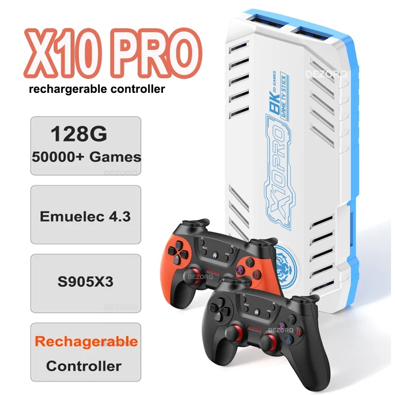 Retro Gaming Pro - جهاز ألعاب فيديو منزلي 4K X10