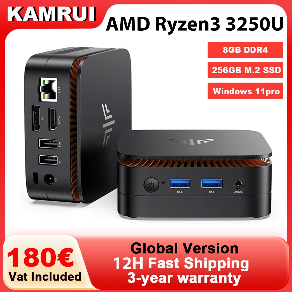 Retro Gaming Mini Pc - كمبيوتر مكتبي صغير KAMRUI مع معالج
