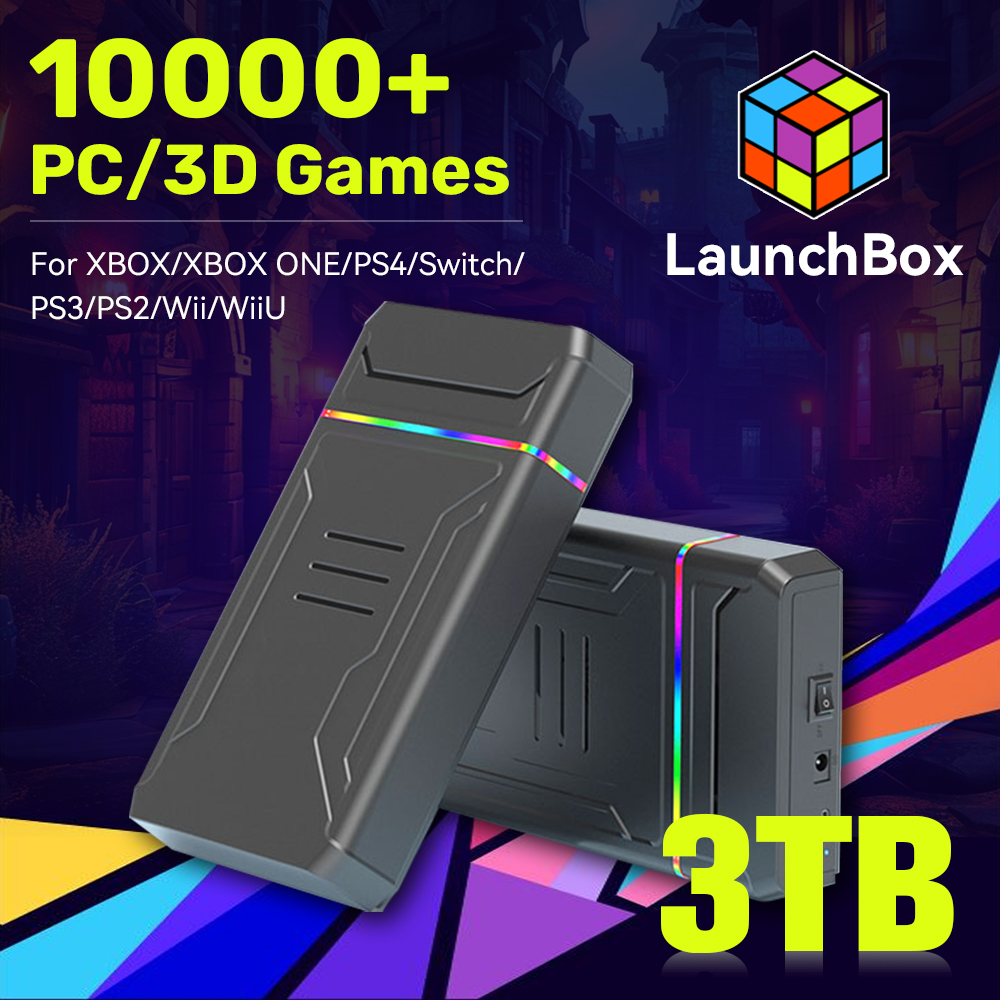 Retro Gaming Hdd - JMachen Launchbox 3 تيرابايت Gaming HDD