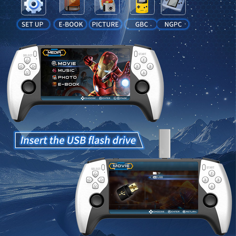 جهاز ألعاب محمول جديد SF3500 ب - مراجعة Retro Gaming Emulator Console وسعره