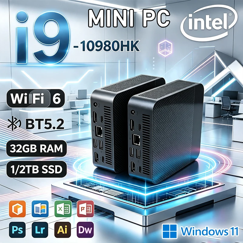 2026 ميني كمبيوتر ويندوز 11 بر - مراجعة Retro Gaming Mini Pc وسعره