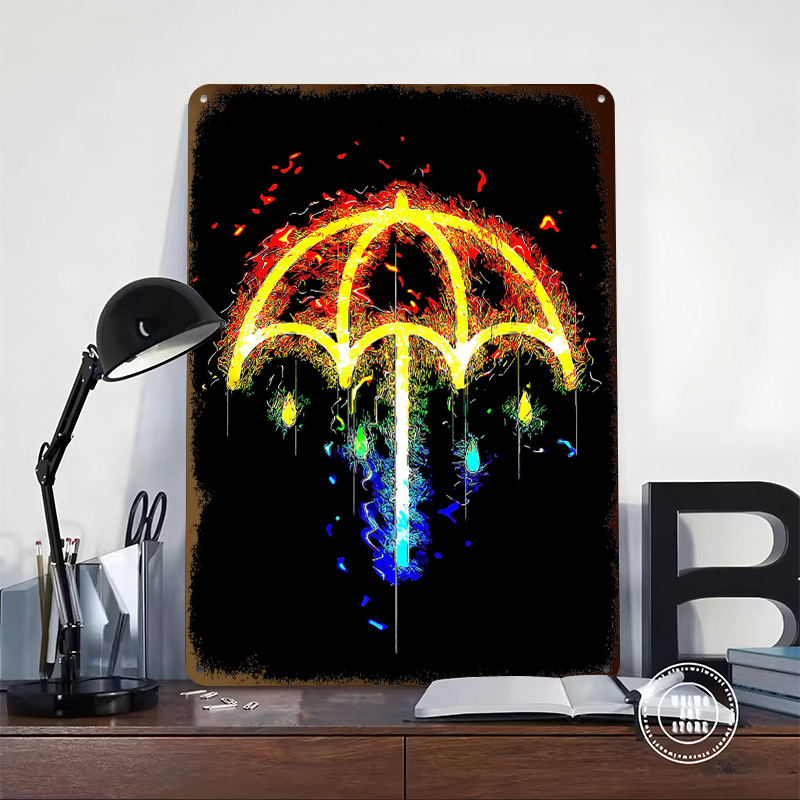 Bmth الموسيقى صفيح الملصقات لل - مراجعة Retro Gaming Desk وسعره