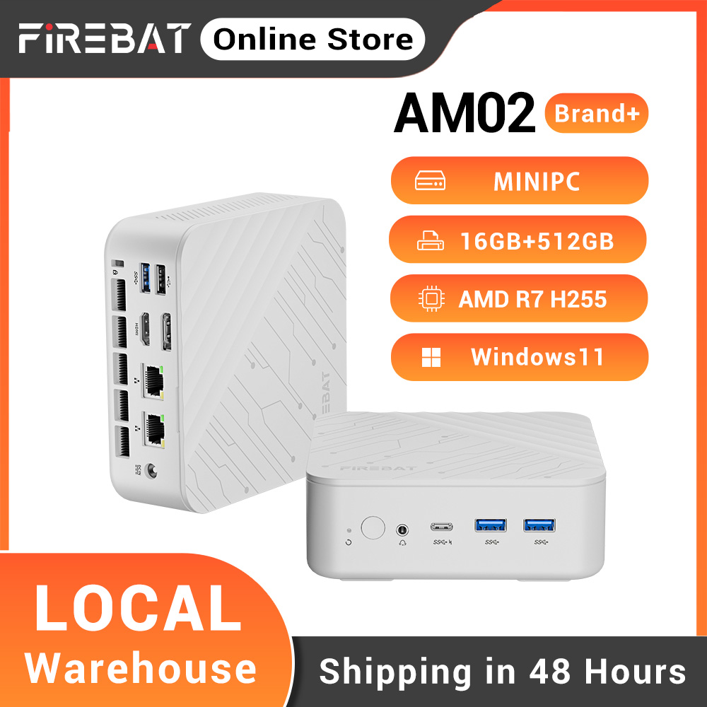 كمبيوتر مكتبي صغير FIREBAT AM0 - مراجعة Retro Gaming Mini Pc وسعره