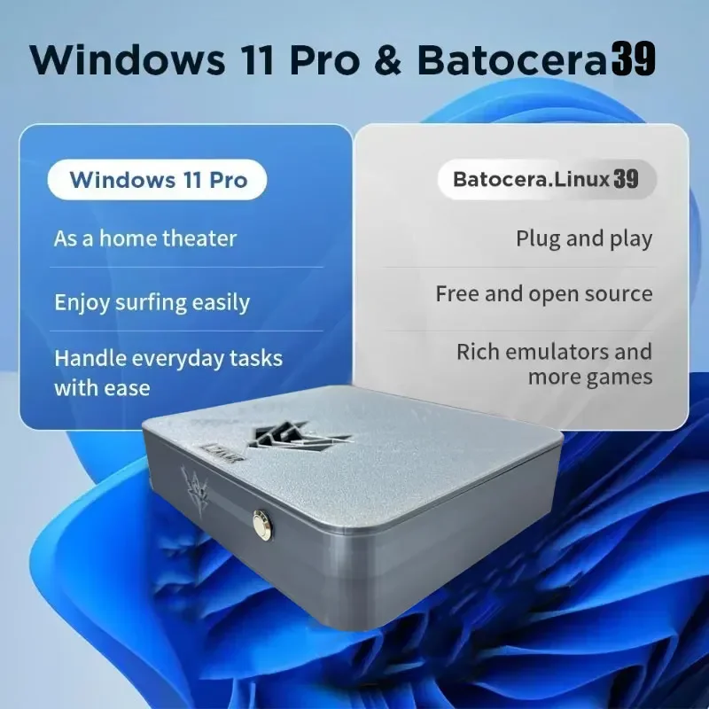 جهاز ألعاب AK1 Pro بنظام مزدوج - مراجعة Retro Gaming Hdd وسعره