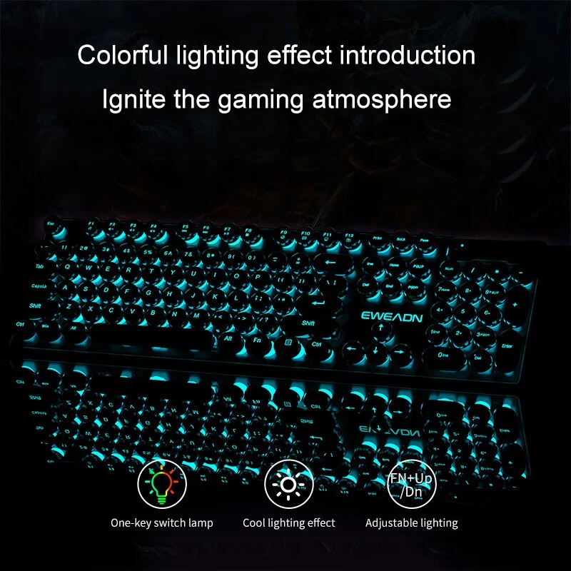 مجموعة لوحة مفاتيح وماوس بتصمي - مراجعة Retro Gaming Keyboard And Mouse وسعره