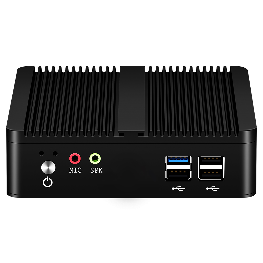 XCY بدون مروحة كمبيوتر صغير إن - مراجعة Retro Gaming Mini Pc وسعره