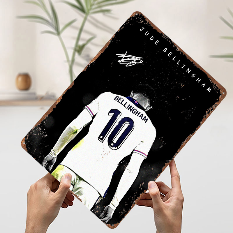 لوحة معدنية مخصصة بتصميم قميص  - مراجعة Retro Gaming Jersey وسعره