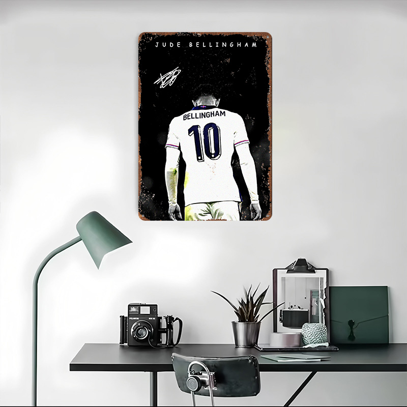 لوحة معدنية مخصصة بتصميم قميص  - مراجعة Retro Gaming Jersey وسعره