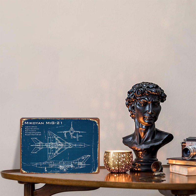 ملصق مطبوع على شكل طائرة Mig 2 - مراجعة Retro Gaming Desk وسعره