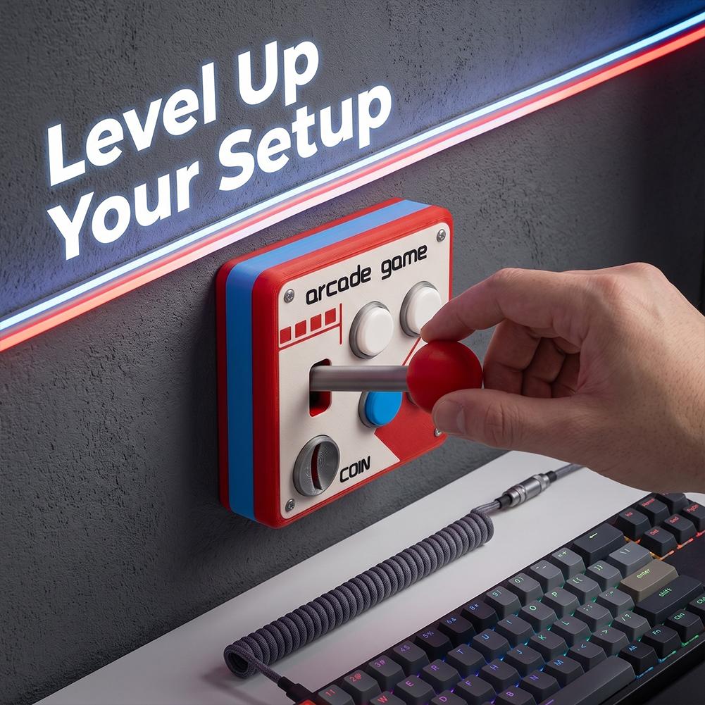 لوحة تحكم ألعاب ريترو مطبوعة ث - مراجعة Retro Gaming Desk وسعره