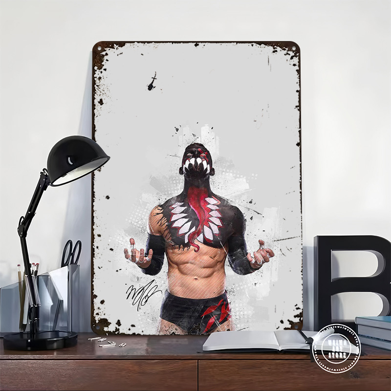 ملصق Finn Balor مخصص جدار الفن - مراجعة Retro Gaming Desk وسعره