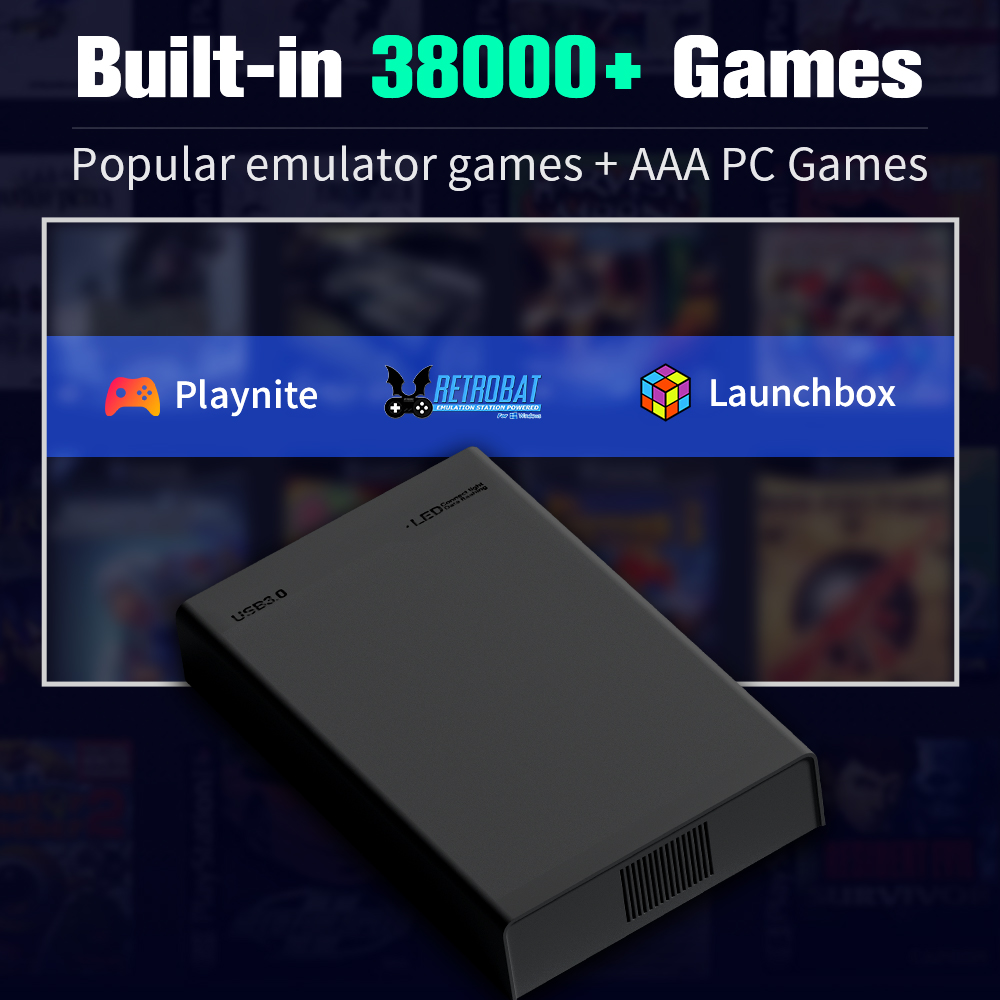 قرص صلب للألعاب بسعة 500 جيجاب - مراجعة Retro Gaming Hdd وسعره