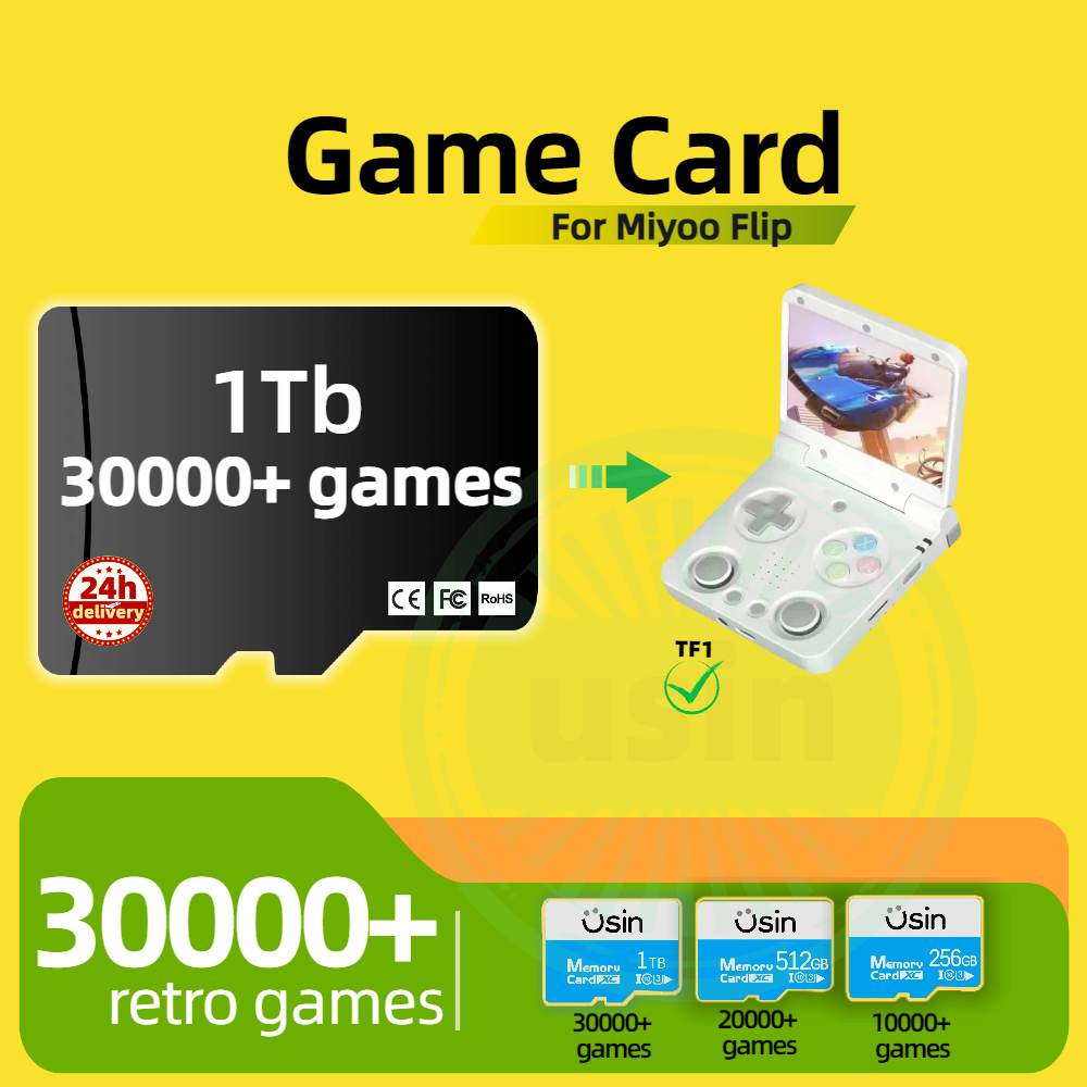بطاقة الألعاب لـ Miyoo Flip 30 - مراجعة Retro Gaming Nostalgia وسعره