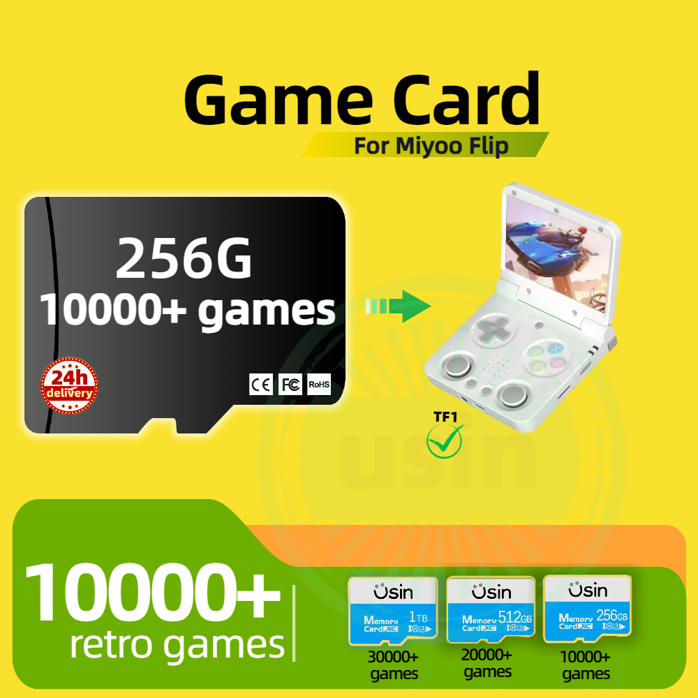 بطاقة الألعاب لـ Miyoo Flip 30 - مراجعة Retro Gaming Nostalgia وسعره