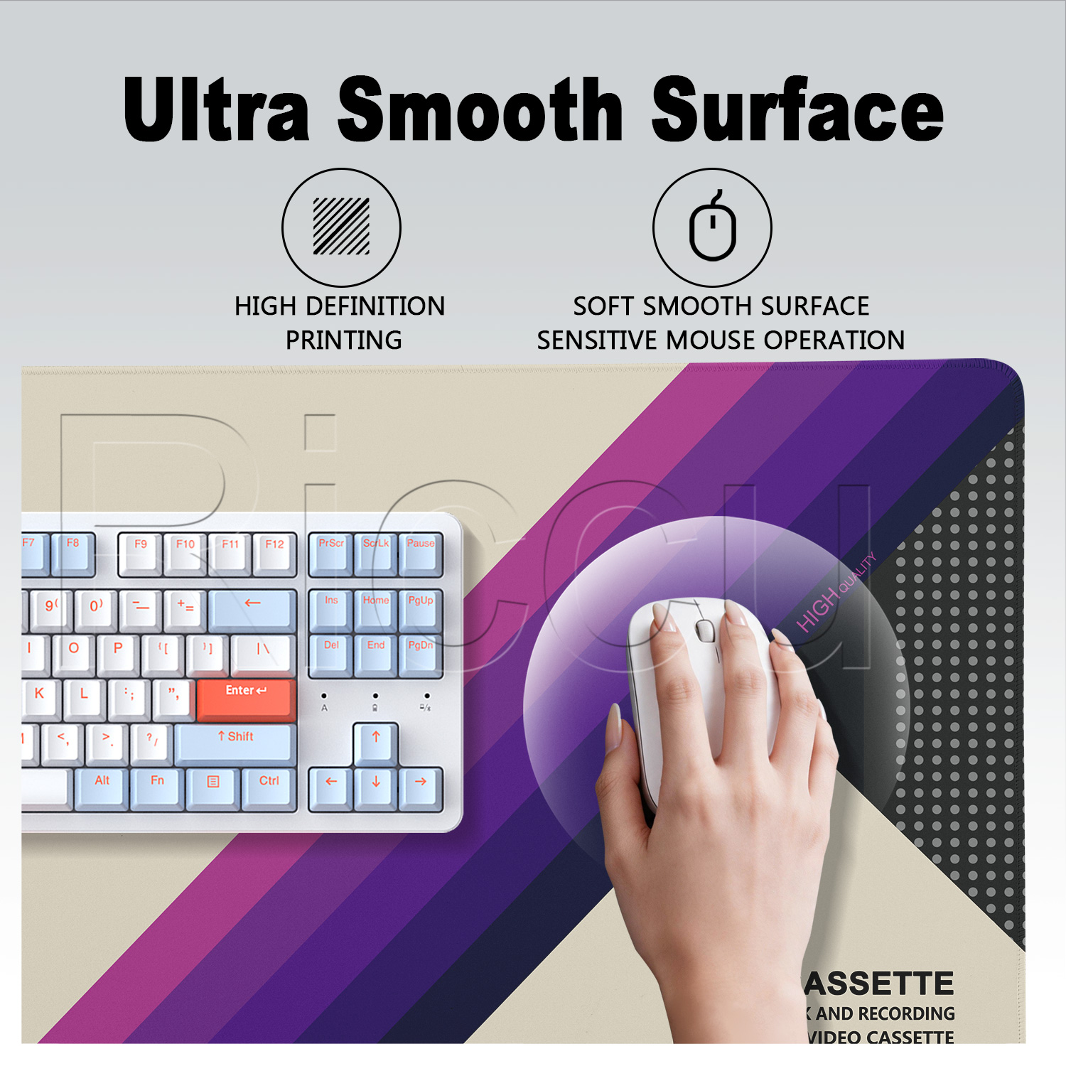 لوحة ماوس كبيرة الحجم بطباعة ع - مراجعة Retro Gaming Keyboard And Mouse وسعره