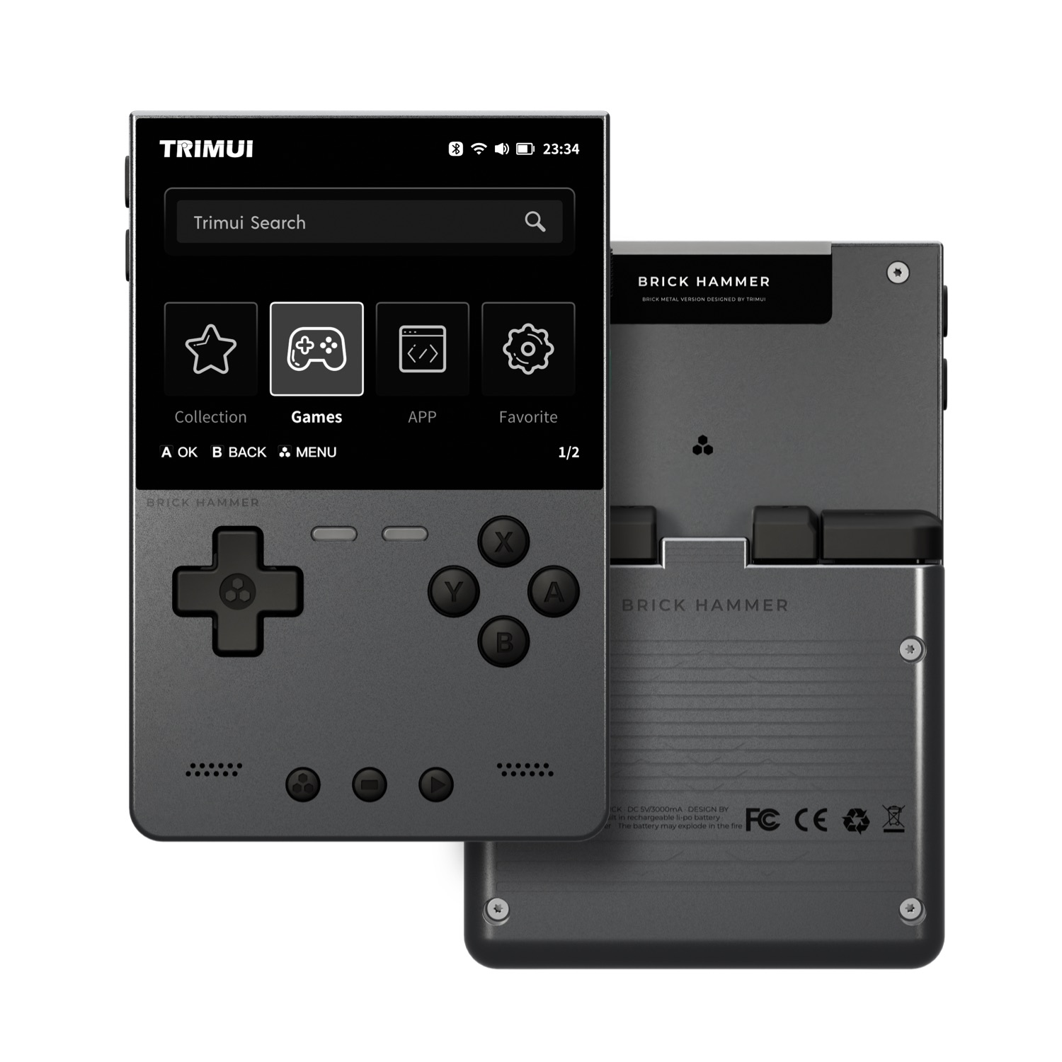 TRIMUI BRICK HAMMER ريترو وحدة - مراجعة Retro Gaming Phone وسعره