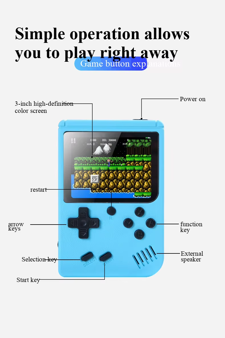 جهاز ألعاب فيديو محمول جديد بح - مراجعة Retro Gaming Console Lego وسعره