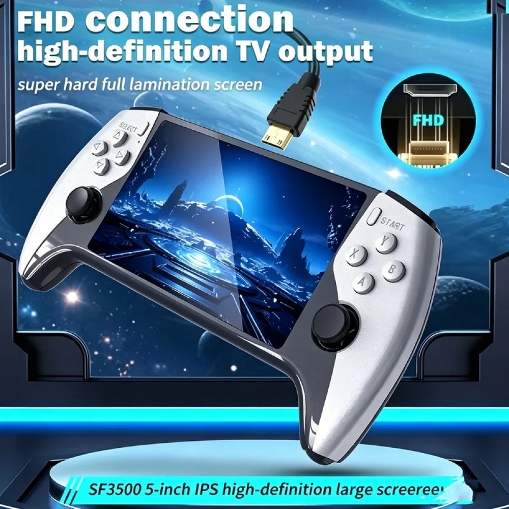 جهاز ألعاب محمول SF3500 بشاشة  - مراجعة Retro Gaming Nostalgia وسعره